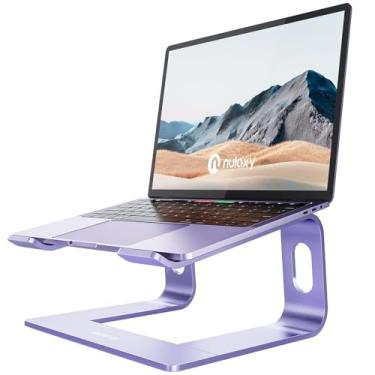 Imagem de Nulaxy Suporte ergonômico de alumínio para laptop - elevação destacável para laptops de 10 a 15,6 polegadas (roxo)