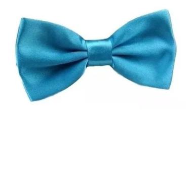 Imagem de Gravata Borboleta Social Com Regulador Ref: 247 - karecato, Azul tiffa