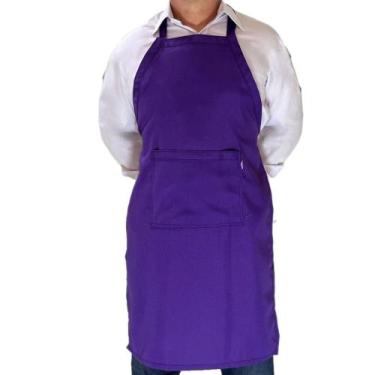 Imagem de KIT 10 pçs Avental Com Bolso Oxford Poli Cores - Armarinho Neves, Roxo