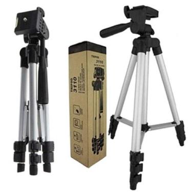 Imagem de Kit 2 Tripé Profissional Celular Câmera Youtuber Universal Suporte Aju