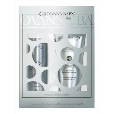 Imagem de Kit giovanna baby silver body splash 260ml+ hidrat 200ml