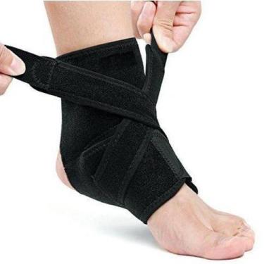 Imagem de Tornozeleira Ortopédica Em Neoprene Ajustável - Fanáticos Por Cintas, 