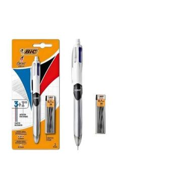 Imagem de Caneta Esferográfica 3 Cores 1 Lapiseira + Grafite 0.7mm Bic