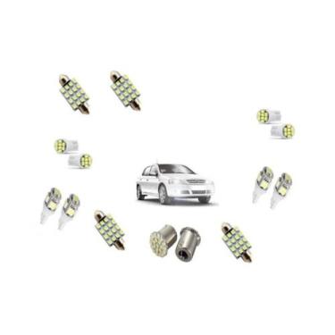 Imagem de Kit Lampadas Super Branca + Led Astra Teto/Farol/Placa/Ré - Blue Lion