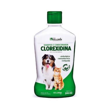 Imagem de Shampoo Kelldrin Clorexidina 5 em 1 - Antisséptico, Anti-Seborreia e A