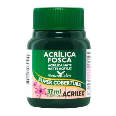 Imagem de Tinta acrilica fosca 37ml acrilex escolha a cor, 571 - VERDE ESMERALDA