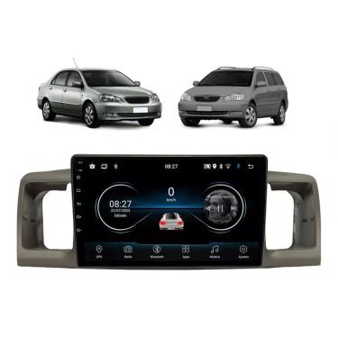 Imagem de Kit Multimídia Corolla 2003 / 2008 Android 9 Pol 2/32Gb Carplay Gps WiFi Rádio Bt - Vision 8990CP