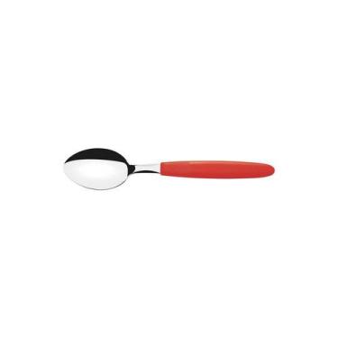 Imagem de Colher Chá Inox Ipanema Tramontina Vermelho 