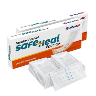 Imagem de CURATIVO VISÍVEL SAFE HEAL POST-OP 10x20 (5x15) 20UN KELOGEL, 10X20CM