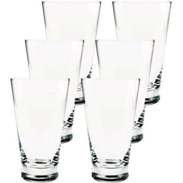 Imagem de Jogo 6 Copos 370ml 15cm Altura Sophia Em Cristal Ecológico - Bohemia