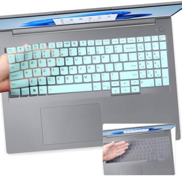 Imagem de 2 peças de capa de teclado para Lenovo ThinkBook 16 G6 G7 G7+ e ThinkBook 16p G4 G5 (NÃO SERVE PARA ThinkBook 16 G4) 40.6 cm Teclado Skin-HotBlue+Clear
