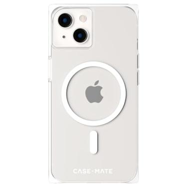 Imagem de Case-Mate – BLOX – Capa quadrada para iPhone 14, compatível com carregamento magnético e acessórios – Proteção contra quedas de 3 metros, transparente