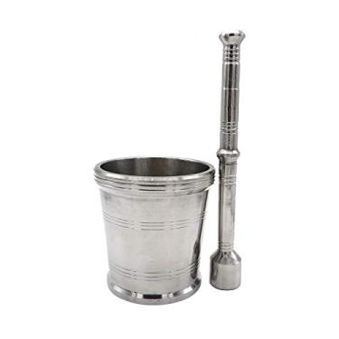 Imagem de TMT — Mortar e pilão de aço inoxidável | Moedor de especiarias | Molcajete