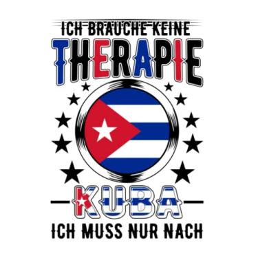 Imagem de Kuba Notizbuch: Kuba Urlaub Therapie Cuba / 6x9 Zoll / 120 karierte Seiten