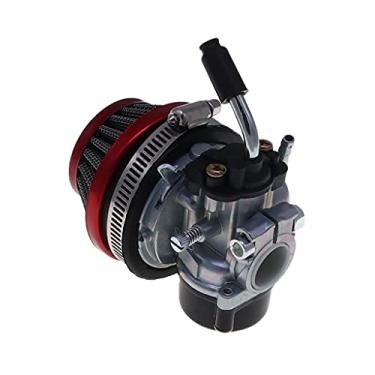 Imagem de SEMOLTO Filtro de ar de carburador para 50 37 80cc KTM 50 SX Pro Junior LC Mini Adventure Carb 80CC 2 tempos, motor Rcooter, bicicleta motorizada, mini bicicleta de bolso, quadriciclo ATV vermelho