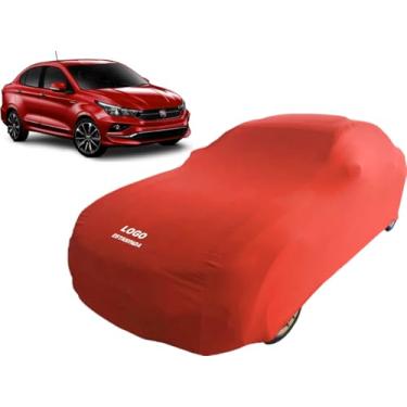 Imagem de Capa De Tecido Automotiva Fiat Cronos (Vermelho)