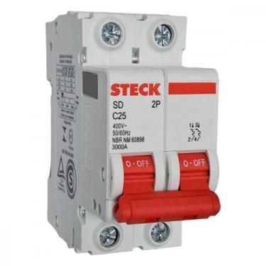 Imagem de Disjuntor Steck ''Din'' Bipolar 25A. C