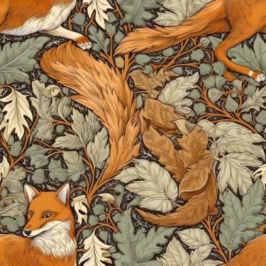 Imagem de WalRiddle Papel de parede de folha de raposa outonal laranja/vermelho boho marrom folha seca descascar e colar papel de parede fácil de remover papel de contato adesivo para banheiro, impermeável,