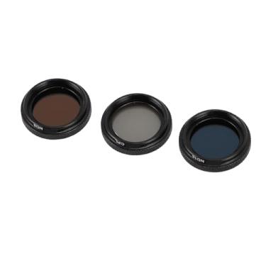Imagem de Conjunto de Filtro de Câmera de Ação Portátil, Kit de 3 Pacotes de Filtro de Lente ND4 ND8 ND16 Com CPL, Filtros UV e Estojo de Armazenamento para Câmera GO3S, e Conexão Apertada