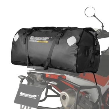 Imagem de Rhinowalk Bolsa Traseira de Motocicleta à Prova D'água de 65 L, Preta