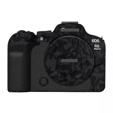 Imagem de Adesivo para câmera R6II R62 R6M2 3M Película protetora de vinil para Canon EOS R6 Mark II 2 M2 MarkII Mark2 (Shadow Camo Black)