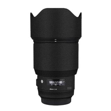 Imagem de Adesivo de película de lente antirarranhões para câmera Sigma Art 85 mm F 1,4 DG HSM adequado para Canon EF Mount Camera Body Protective Film Decal Coat 1:1.4 85 1.4 (preto matriz)