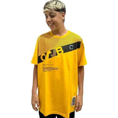 Imagem de Camiseta Masculina Onbongo Amarela ON199 Amarelo