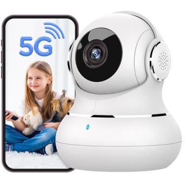 Imagem de Câmera de Segurança Litokam 5MP - Wi-Fi 5G/2.4G com Visão Noturna