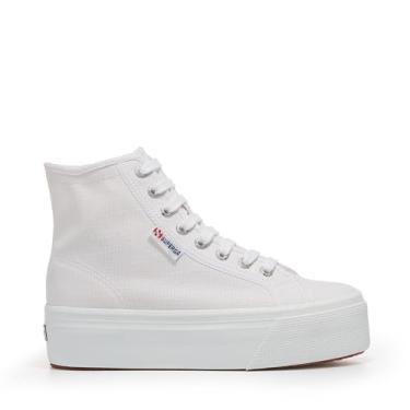 Imagem de Superga Tênis unissex adulto 2708 cano alto, Branco 2, 10.5W/9M/42EU