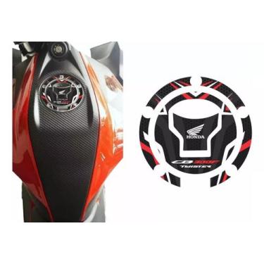 Imagem de Adesivo Resinado Protetor De Bocal Cb 300f Vermelho Bh529 - Resitank