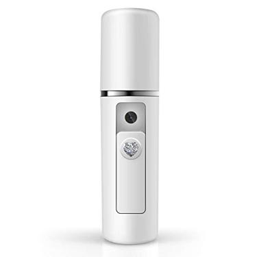 Imagem de NanoFacial Mister Hidratante Atomização Umidificador Vaporizador Facial Vaporizador Útil Pulverizador Hidratante e Hidratante para Cuidados com a Pele e Maquiagem, Extensões de Cílios (Branco)