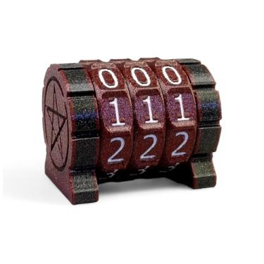 Imagem de Lixusia Life Counter Health Tracker for Board Games, TTRPGs, and Card Games with Star Symbol, Compatible with MTG, Red with White Numbers