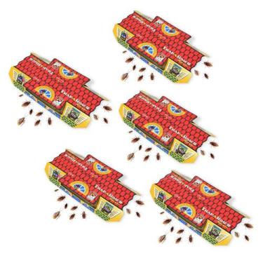 Imagem de Kit 5 Caixas De Armadilhas Pega Baratas Trap A Roach 25 Unid - Hoyhoy