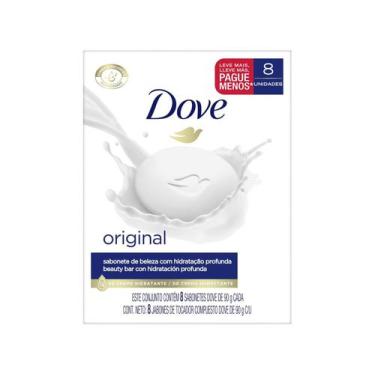 Imagem de Sabonete em Barra Dove Branco - 90g 8 Unidades