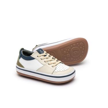 Imagem de Infantil - Tênis Tip Toey Joey Ollie Branco Azul e Bege  menino