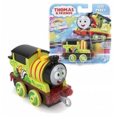 Imagem de Locomotivas Metalizadas Thomas e Seus Amigos Colour Changers Percy Clá