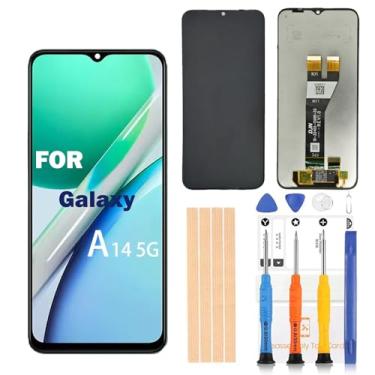 Imagem de Kit de substituição de tela para Samsung Galaxy A14 5G para Samsung a146u 16.8 cm s146vl a146a a146w LCD Touch Display digitalizador com peças de reparo preto (SM-A14 5G Sreen sem moldura)