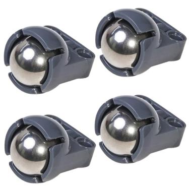 Imagem de ASTEM 4Pcs Technic-Ball-Steel 18mm-D & Steering Ball Joint Large-Receptacle Compatible with Technic-Part 99948 92911 MOC EV3 Ball