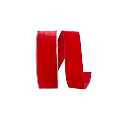 Imagem de Reliant Ribbon Fita de veludo com borda tecida, escarlate