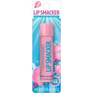 Imagem de Lip Balm Lip Smacker com sabor de algodão doce transparente para crianças/adultos