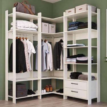 Imagem de Combo Closet Aberto Off White Lilies Móveis