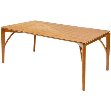 Imagem de Mesa Jantar Nature Retangular Tampo Laminado e Base cor Cinamomo Natural 180 cm - 59067