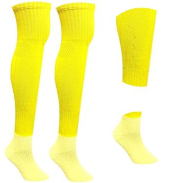 Imagem de Meião Futebol Adulto Profiss Original Kanxa Kit 12 Div Cores-Masculino