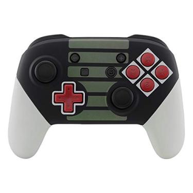 Imagem de Alças de placa traseira para controle NS Switch Pro da eXtremeRate, capa de proteção de encaixe de reposição para NS Switch Pro – controle não incluído, NES