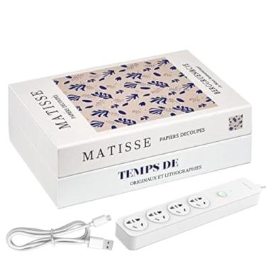 Imagem de Caixa Organizadora De Cabos | Caixa Organizadora De Fios - Capa Em De Livro Para Mesa De Computador E Suporte De TV Resistente A Animais De Estimação