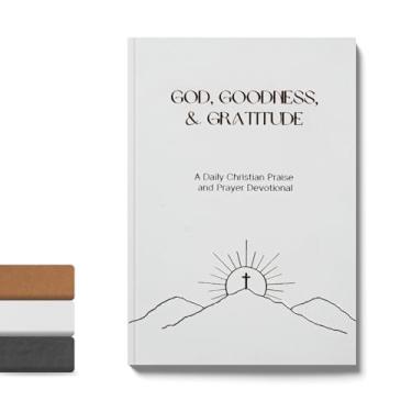 Imagem de Gratitude Gifted Diário de oração cristã - Deus, bondade e gratidão - Diário de gratidão e devocional baseado na fé para orações diárias, estudo da Bíblia e crescimento espiritual - capa dura de couro