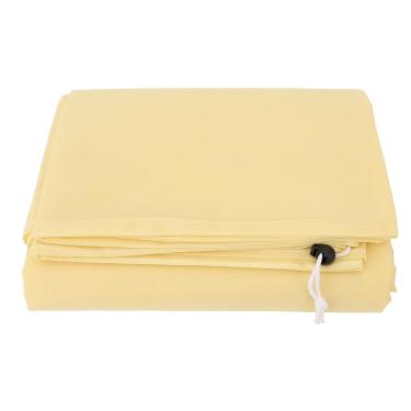 Imagem de Plant Cover Freeze Protection Non Woven Fabric Outdoor Plants Frost Jacket com zíper e cordão para inverno frio Bege