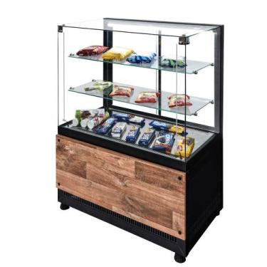 Imagem de DBCR.70 - Balcão Refrigerado Clean Preto 70cm Para bolos e doces - 220