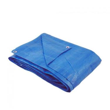 Imagem de Lona leve Forte Azul 3X5 300 micras 197 gr/m2 com ilhós - Lona forte