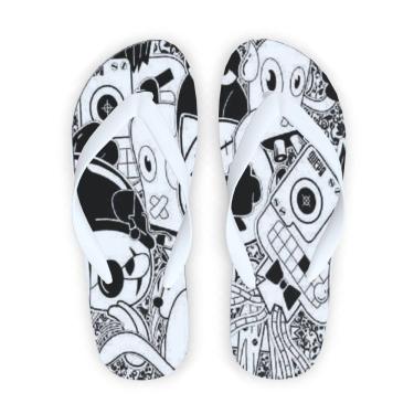 Imagem de Chinelos com Estampas Artísticas – Seu Estilo, Sua Pegada